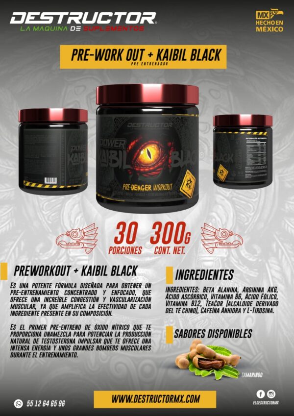 ⚡ PREWORKOUT + KAIBIL BLACK